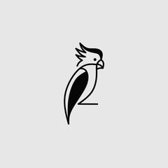Vector illustration of a bird
