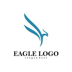 Eagle logo vector design templae