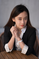 A young office woman portrait 