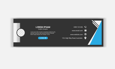 Email signature design 