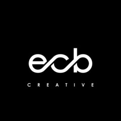 ECB Letter Initial Logo Design Template Vector Illustration