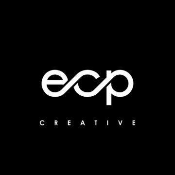 ECP Letter Initial Logo Design Template Vector Illustration