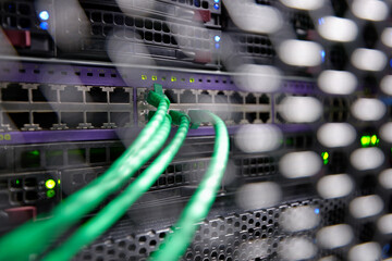 Server equipment behind the barred door