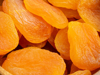 Dried apricots. Healthy eating concept