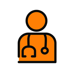 Illustration Vector graphic of doctor icon