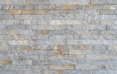 Close up on a decorative stone wall in the room