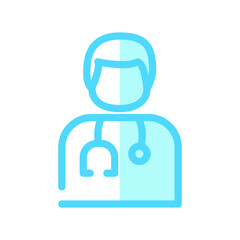 Illustration Vector graphic of doctor icon