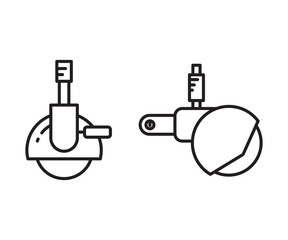 circular saw icons set vector