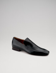 Elegant footwear personal accessory for men studio shoot