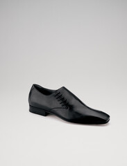 Elegant footwear personal accessory for men studio shoot