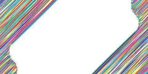 colorful line frame background vector design