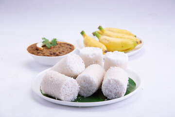 Puttu_white plate_white BG
