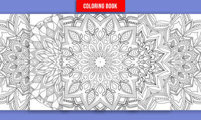 Mega bundle Mandala coloring book interior.flower drawing book design