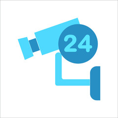 Illustration Vector graphic of cctv icon