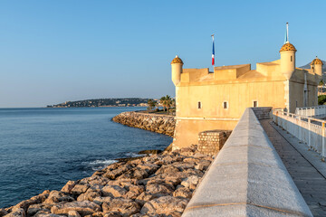 Citadelle de Menton en bord de mer décorée par Jean Cocteau