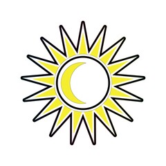 Sun Vector illustration Icon