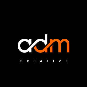 ADM Letter Initial Logo Design Template Vector Illustration