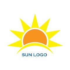 Fototapeta na wymiar Sun Vector illustration Icon