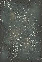 Vertical background of green color with stone texture with dots, stock vector illustration for design and decoration, print, template, banner