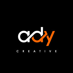 ADY Letter Initial Logo Design Template Vector Illustration