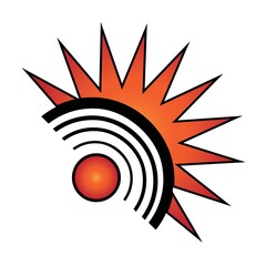Sun Vector illustration Icon