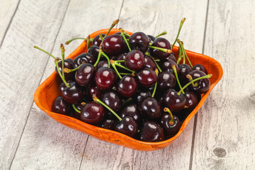 Ripe sweet tasty cherry  berry