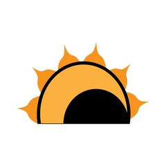 Sun Vector illustration Icon