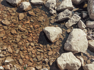 stones on the beach