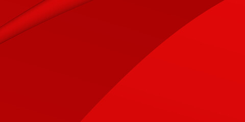 Obraz premium Abstract smooth wavy background with elegant curved red waves. Vector illustration 