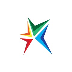 Obraz premium Star icon Template