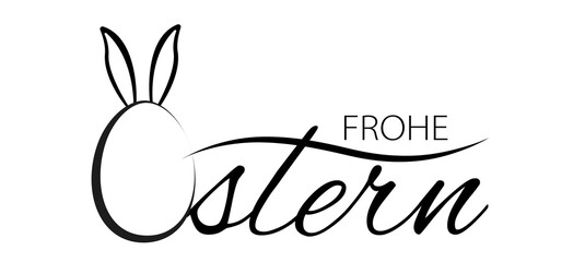 Fototapeta premium Frohe Ostern