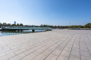 road in city park