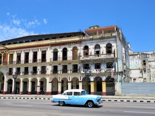 Havana city street, Cuba 