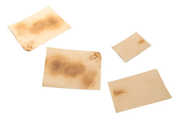 Old crumpled beige paper background.