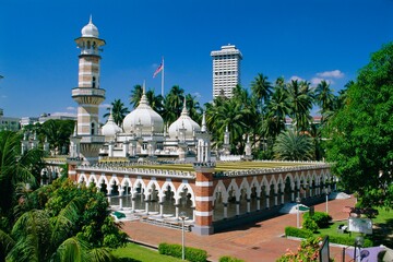 Masjid Jamek (Friday Mosque) built in 1909 near Merdeka Square, Kuala Lumpur