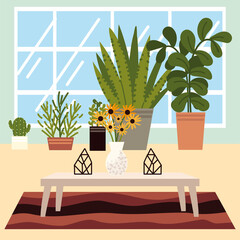 home interior plants