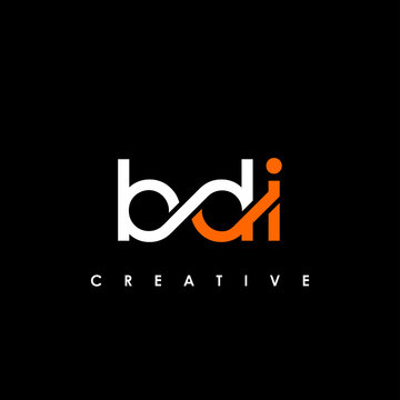 BDI Letter Initial Logo Design Template Vector Illustration