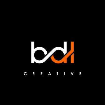 BDL Letter Initial Logo Design Template Vector Illustration