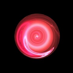 abstract red circle