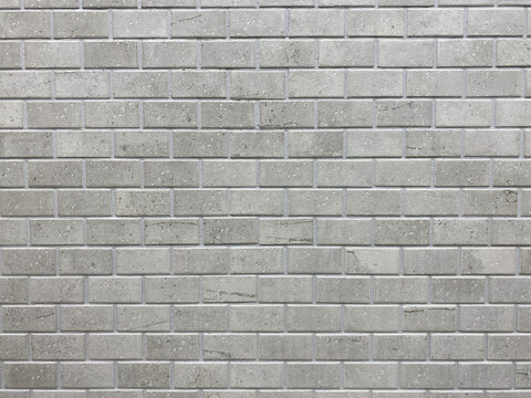 Fototapeta white and gray brick wall background
