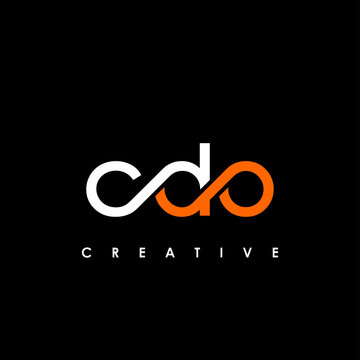 CDO Letter Initial Logo Design Template Vector Illustration