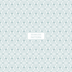 Cover template design with green and white geometric pattern
