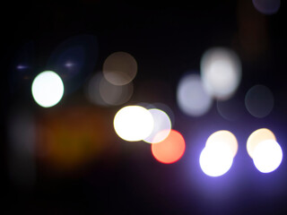 bokeh blur, bokeh light, bokeh background on the night
