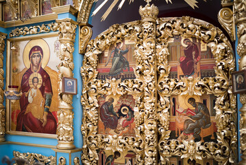  The interior the temple of the Don icon of the Mother of God