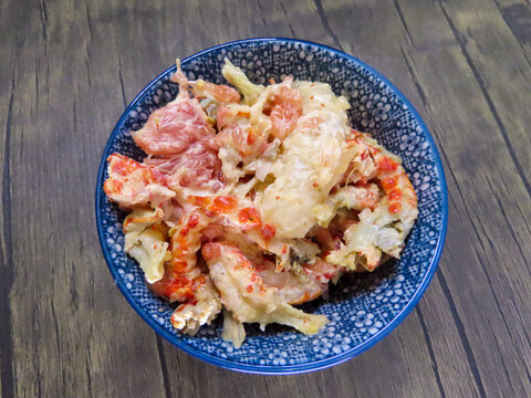 Salade d'&eacute;crevisses et agrumes