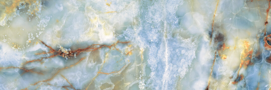 Natural marble texture and surface background. Blue onyx marbel stone. Emperador marble for interior exterior. decoration design and industrial construction concept design. glossy onix marbel stone