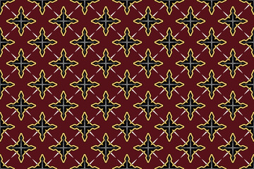 Seamless pattern with abstract geometric vector