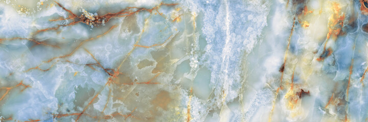 Natural marble texture and surface background. Blue onyx marbel stone. Emperador marble for...