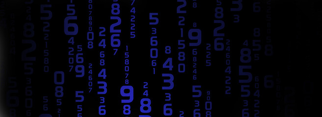 abstract background with numbers	