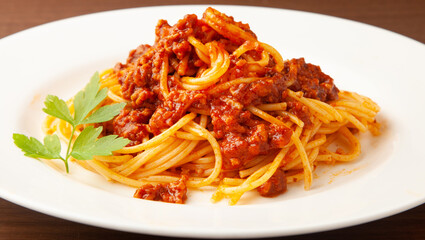 スパゲッティミートソース　ボロネーゼ
